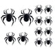 thumbnail image 1 of 2026 12pcs/set Wall Sticker Spider Print Creepy Decor Three Dimensional Diy Party Decorative Stickers Party Decor, 1 of 3