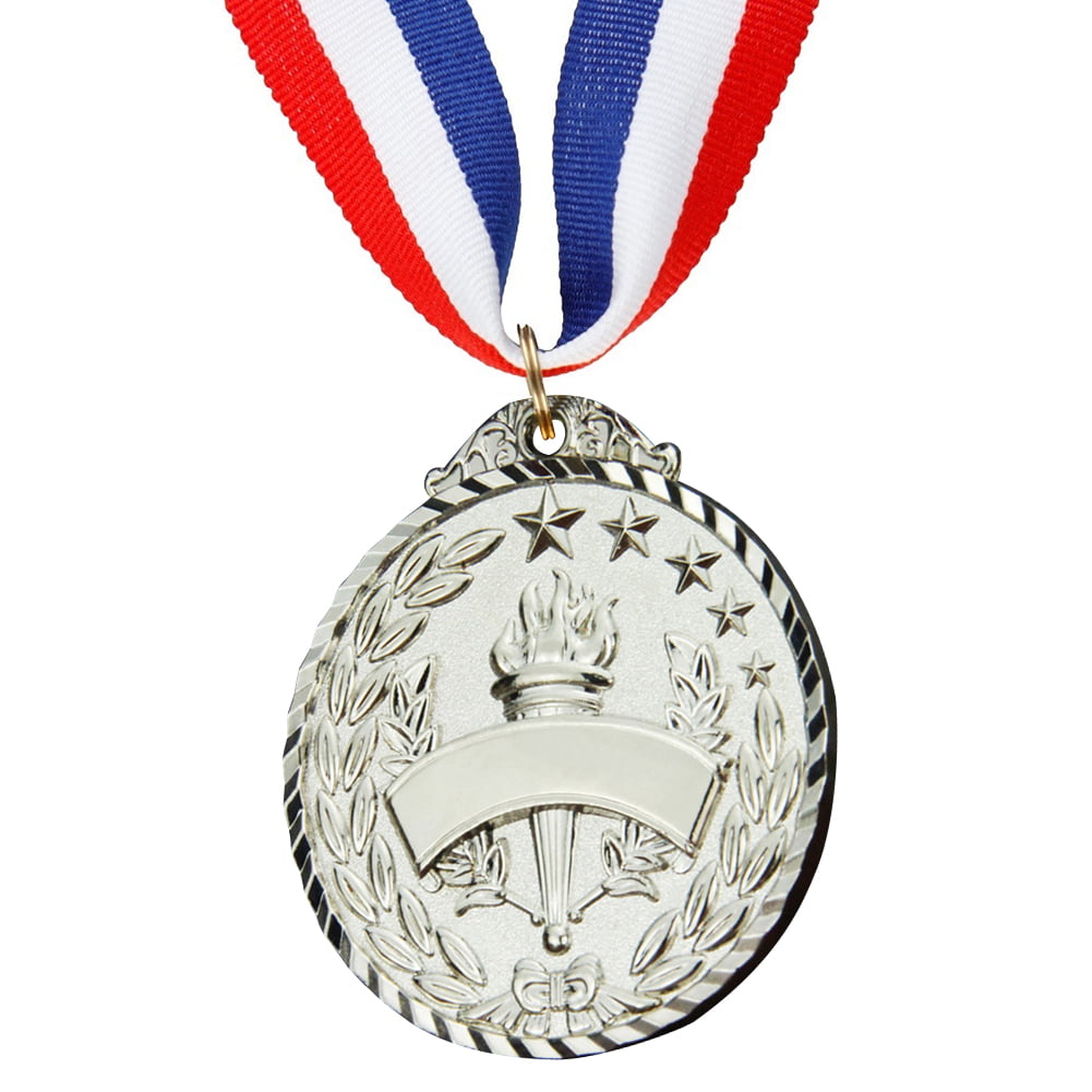 Large Swimming Medals Silver High Quality