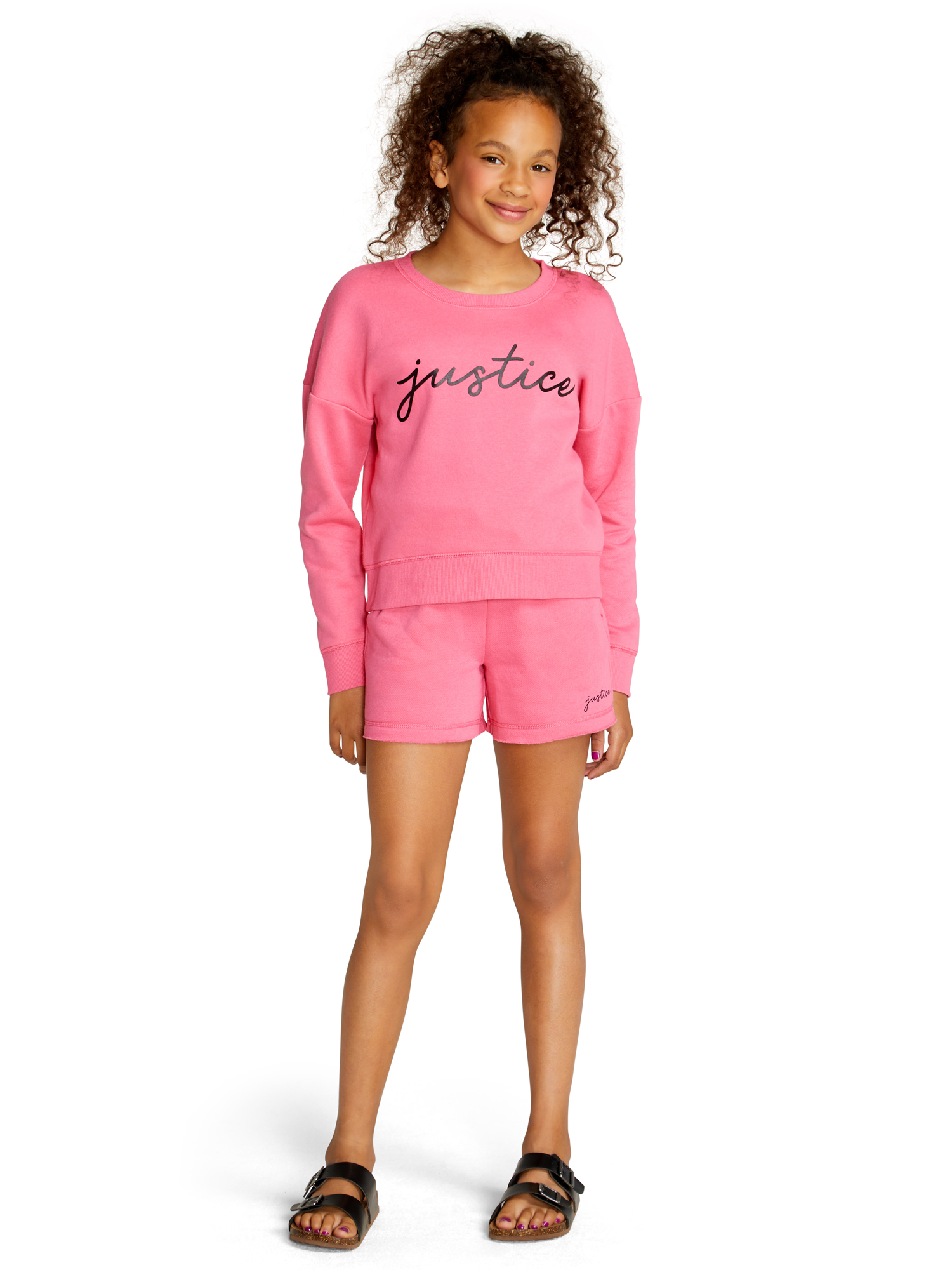 sweatshirt shorts girls