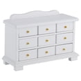 thumbnail image 2 of Mini gabinete de madera modelo 1/12, muebles, cajones de dormitorio, gabinete de juguete para casa de muñecas, 2 of 8