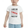 thumbnail image 2 of I Just Did 9 Months Finally Out Cute Toddler T-Shirts for Boys Girls (White, Youth S), 2 of 5