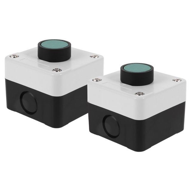 Nestingho 2Ud Interruptor Parada Para Elevador Con Caja Resistente Multicolor Botón Hongo Sensible