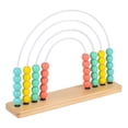 thumbnail image 2 of Ábaco de arcoíris de madera para niños, habilidades matemáticas tempranas, juguetes de actividades de desarrollo temprano, juegos educativos de, 2 of 9