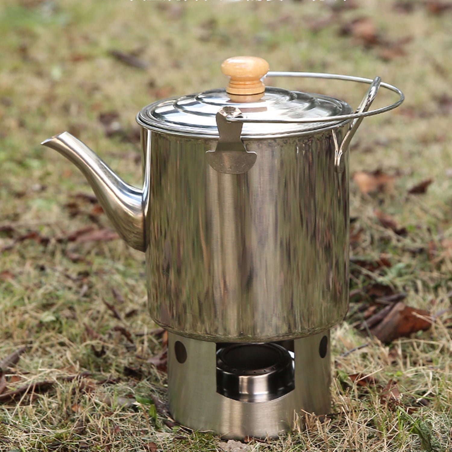 Compact Windproof Alcohol Stove, Efficient Burner for Outdoor Cooking, Ideal for Camping and Backpacking