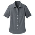 thumbnail image 5 of Yellow Rooster Women's Short Sleeve SuperPro Oxford Shirt Black XS, 5 of 6
