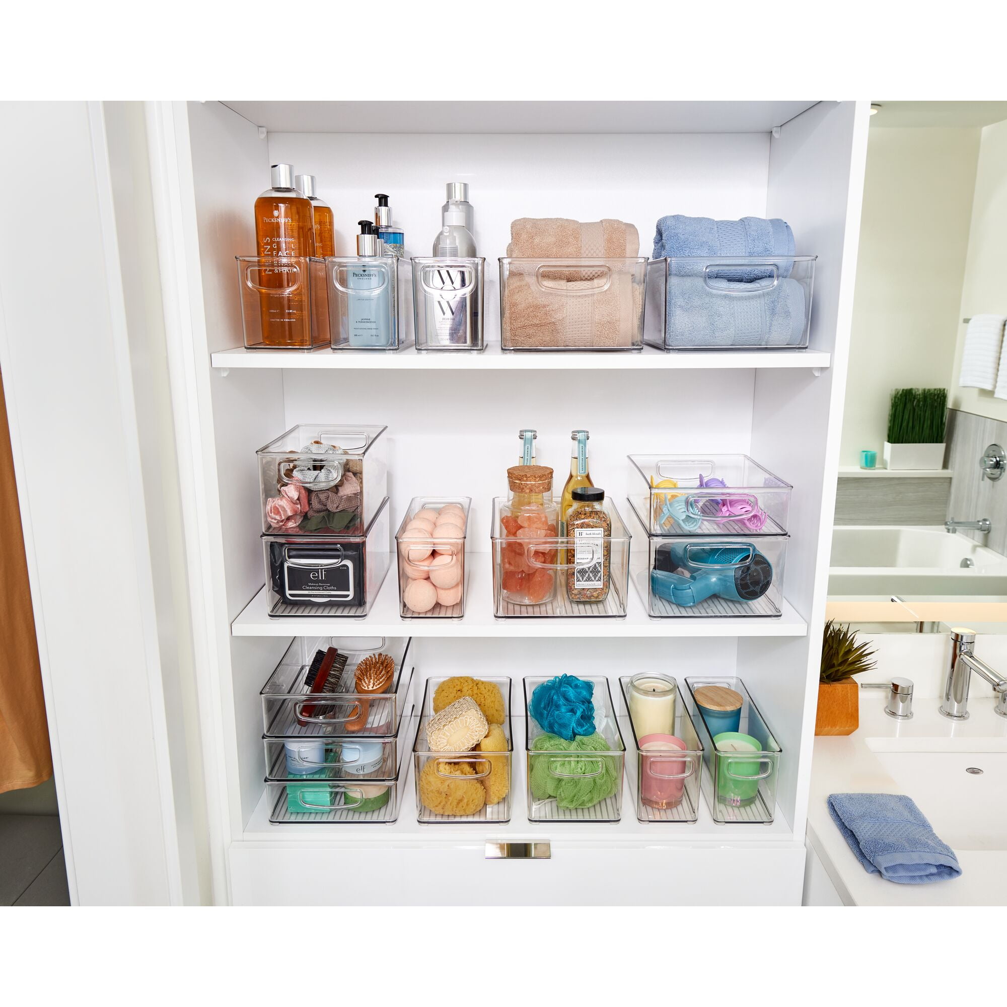 iDesign, 18-Piece Clear Bin Organization Set