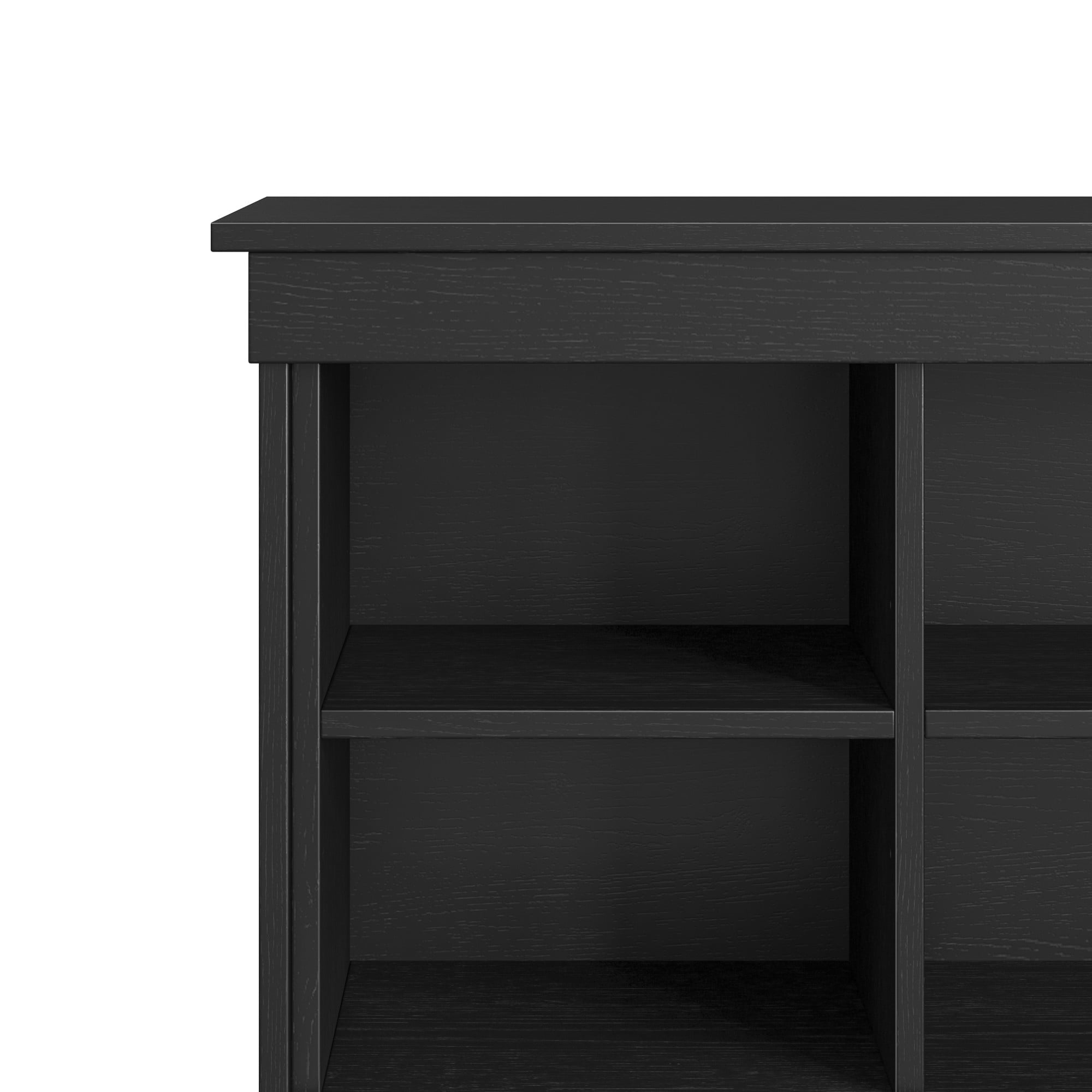 Mainstays Ardent No Tools Open Shelf TV Stand Console for TVs up to 50", Black