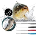 thumbnail image 7 of Emlimny Fish Hook Remover Tool Kit - Safety Quick Release Extractor & Descender Device with 4-Pack Storage Tubes, Fishing Gear Security Accessories for Catch and Release (Boat, Kayak, Pier), 7 of 7