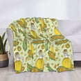 thumbnail image 3 of Disketp Corn And Corn Oil Flannel Blankets - Thick and Warm Blanket for Winter, Soft Fuzzy Plush King Blanket for All Seasons80"x60", 3 of 6