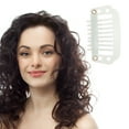 thumbnail image 5 of Unique Bargains 20 Pcs 8-Teeth Snap Wig Hair Clips for Hair Extension Beige, 5 of 5