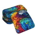thumbnail image 4 of Sikiie Colorful Parrot Jungle Dream Print Flip Double-layer Pencil Case, All-purpose Stationery Bag for Study and Office, Zipper Design, Unisex, 4 of 7