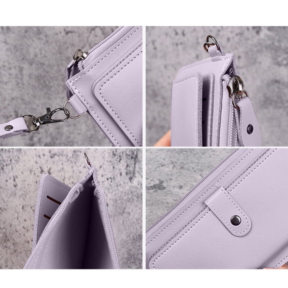 Specollect Ladies Small Womens Wallet Leather Bifold Card Holder Blocking with Zipper Coin Pocket Multi Card Coin Purse