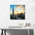 thumbnail image 2 of ARTCANVAS Seoul South Korea Lotte World Tower Skyline Square Canvas Art Print - Size: 18" x 18" (1.50" Deep), 2 of 9