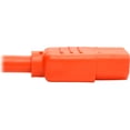 thumbnail image 4 of Tripp Lite 3ft Computer Power Extension Cord (IEC-320-C14 to 320-C13), Orange, 4 of 5