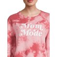 thumbnail image 2 of Positivitees Women's Burnout Graphic Fleece Sweatshirt, 2 of 5
