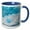 Blue/White, variant on 3drose, Alaska, Kenai Peninsula. Closeup of Aialik Glacier 1., 15oz Mug