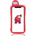 thumbnail image 2 of Case for iPhone X/XS Cartoon Cute 3D Kawaii Fun Red Kids Design Soft Silicone Cover, Unique Cool Funny Fashion Trendy Character Cases for iPhone X/XS, 2 of 4