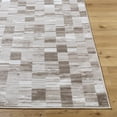 thumbnail image 4 of Mark&Day Area Rugs, 8x10 Antwoin Modern Dark Brown Area Rug, Brown Silver Carpet for Living Room, Bedroom or Kitchen (7'10" x 10'2"), 4 of 6