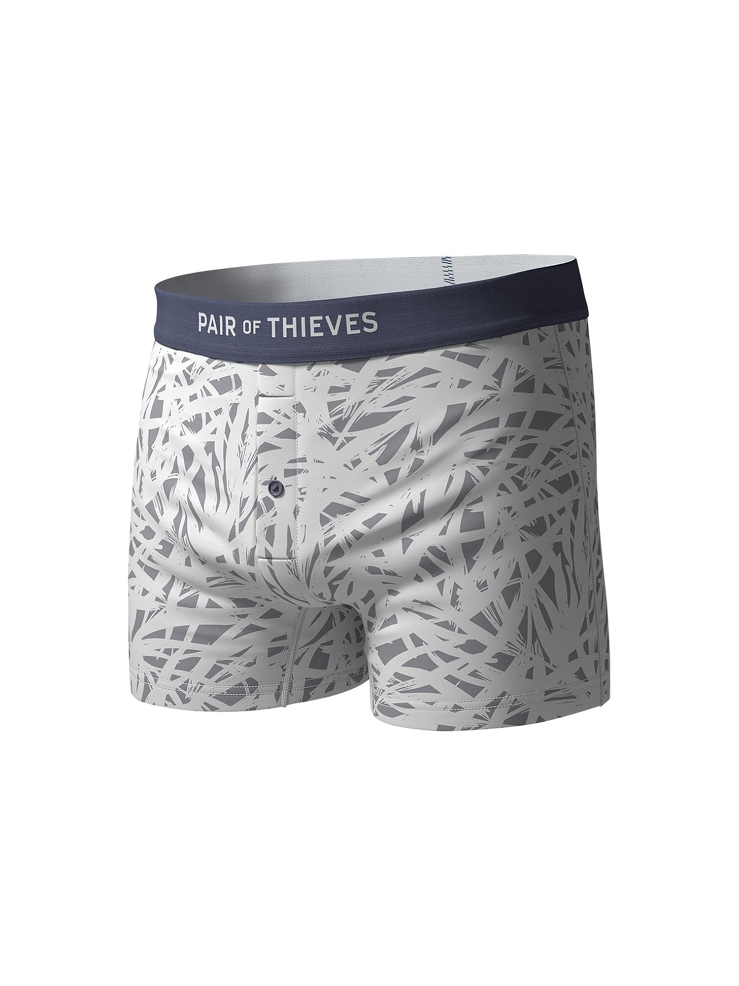 Pair Of Thieves Mens Not Guilty Underwear Boxer Briefs Gray Xl No Inseam Walmart Com