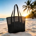 thumbnail image 2 of Beach Bags for Women,Mesh Beach Bag for Women,Beach Tote Large Foldable Mesh Swim Bag with Pockets | Sandproof | Waterproof, 2 of 6