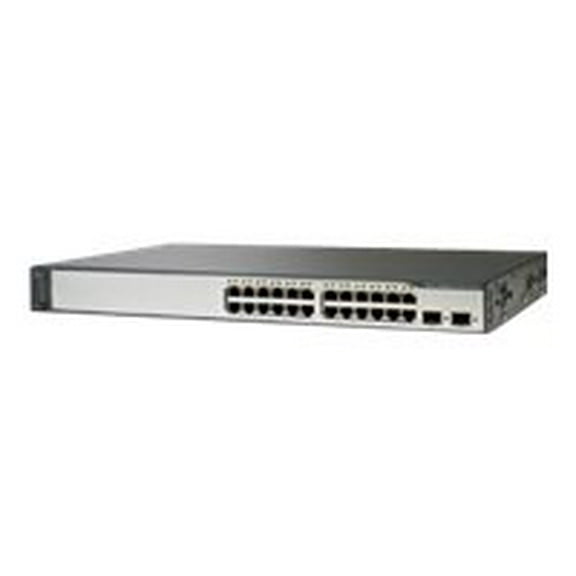 Cisco Catalyst 3750V2-24FS - Switch - L3 - managed - 24 x 100 Mbit SFP   2 x Gigabit SFP - rack-mountable