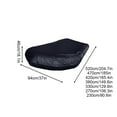 thumbnail image 1 of maskred Waterproof Marine Cover Complete Water Protection For Boat Wide Compatibility Rubber Boat Cover black XS 1Set, 1 of 6