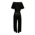 thumbnail image 6 of JGTDBPO Jumpsuits For Women Banquet Evening Dress Noble And Elegant Illusion Laser Bright Jumpsuit Evening Suit, 6 of 9