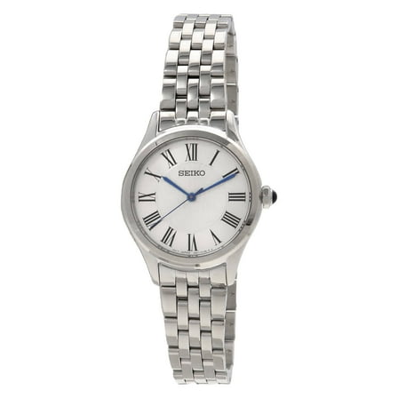 Seiko Classic Stainless Steel Silver Dial Quartz SUR609P1 Women's Watch
