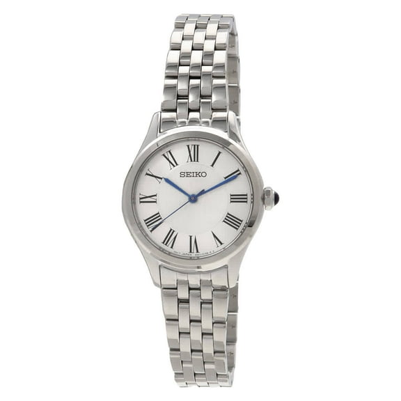 Seiko Classic Stainless Steel Silver Dial Quartz SUR609P1 Women's Watch