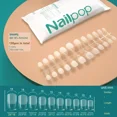 thumbnail image 1 of NAILPOP 120 Uds uñas postizas cubierta completa prensa en uñas ataúd Gel suave cápsula de Pose americana puntas de uñas postizas para sistema de extensión, 1 of 5