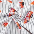 thumbnail image 2 of Kids Classic Printed Microfiber Sheet Sets, Ultra Soft Fitted Sheets with Straps - Fire Trucks, Twin Size, 2 of 5
