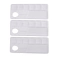 thumbnail image 1 of Bandejas de pintura de plástico de 3 uds, s de plástico para pintura DIY, suministros para manualidades, profesionales para niños, adultos, adol Soledad Paleta de acuarela, 1 of 10