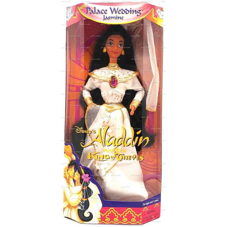 Disney, Aladdin and the King of Thieves Palace Wedding Jasmine Doll 1996,  Fashion Doll - Walmart.com