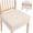 Beige, variant on Stretch Jacquard Seat Covers for Dining Room Chairs Set of 4, Removable Washable Chair Seat Protectors Slipcovers, No Rear Covers, Violet, Durable & Comfortable