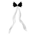 thumbnail image 5 of 6FT Halloween Bat Tree Topper with Large Tail, Gothic Black Bow & Sheer Tulle Streamers, Spooky Alternative Finial for Christmas Tree Decor, 5 of 5