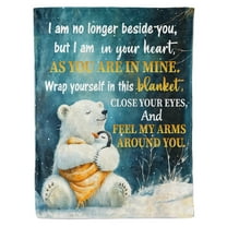 Funnil Birthday Blanket Gifts Get Well Soon Gifts for Women Warm Friendship Thinking of You Gifts Christmas,Encouragement Gifts 50x60in Blue