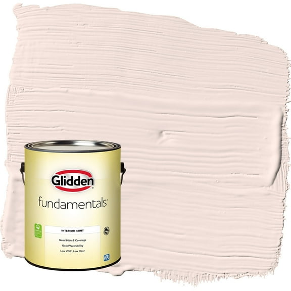 Glidden Fundamentals Brandy Alexander / Red Semi-Gloss Interior Paint, 1 Gallon