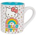 thumbnail image 1 of Hello Kitty Pastel On Rainbow Glitter 14 Ounce Ceramic Mug, 1 of 2