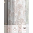 thumbnail image 5 of Nautical Seashell Sheer Curtains 84 Inch Length 2 Panels Set, Summer Coastal Marine Shells Beige Voile Window Treatment Rod Pocket Curtains Sheers Drapes for Bedroom/Living Room/Kitchen 52"x84"x2, 5 of 7