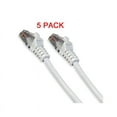 thumbnail image 3 of CAT6 24 Gauge White 25' Feet 550Mhz UTP Patch Ethernet Network Cable Wire (5/pk), 3 of 3