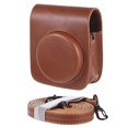 thumbnail image 2 of Estuche para Cámara PU Con Bolsillo para Cámara Instantánea Instax Mini 90 (marrón Claro), 2 of 9