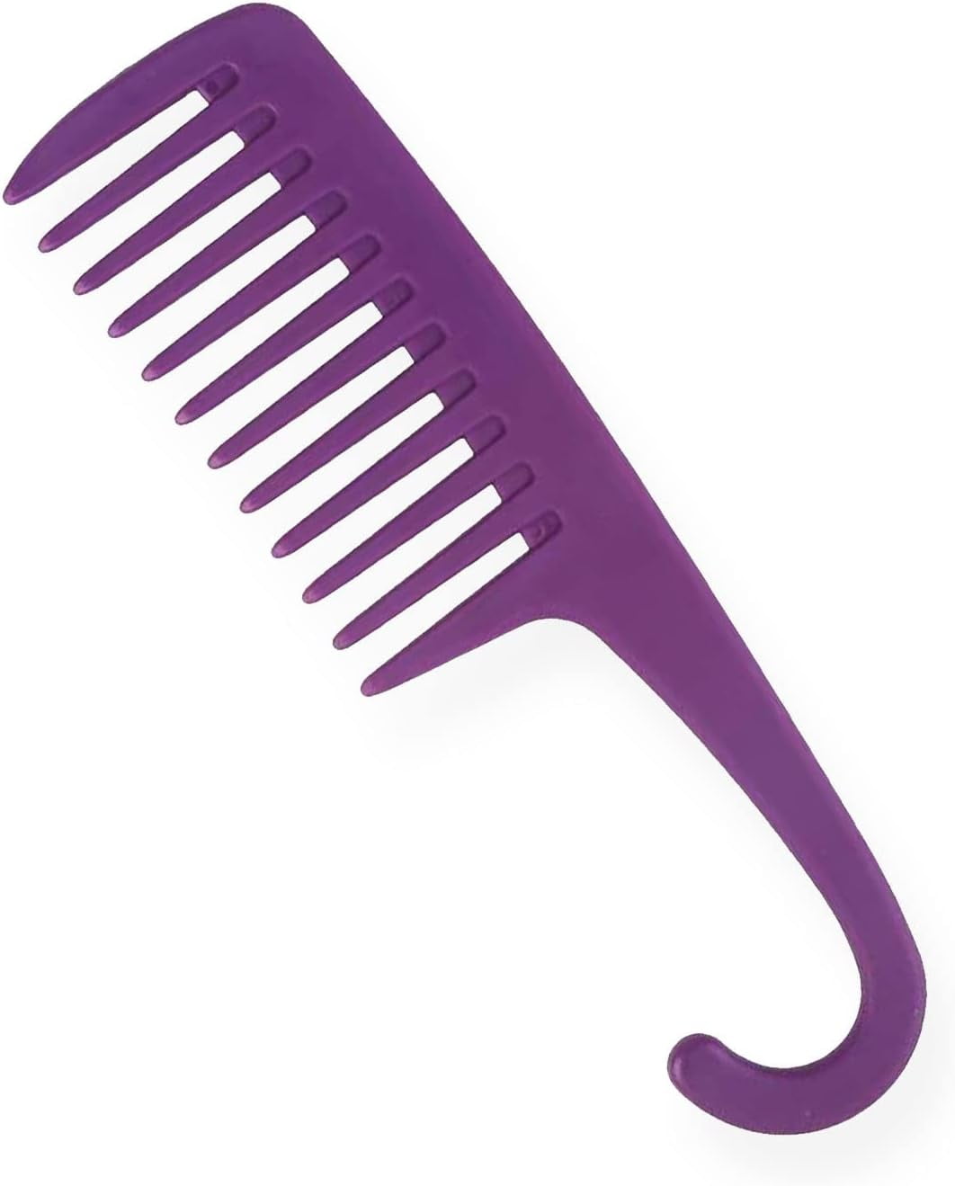 Shower Comb | 23 cm Length | Large Wide Tooth | Hair Comb | Detangling Hair Brush | Detangler Shower Comb |For Wet , Dry, Long, Curly Hair |For Women and Men Unisex | Styling Hair Combs (Purple)