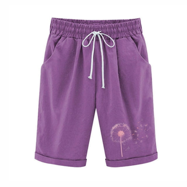 Birdeem Ensemble Haut et Short pour Femmes Shorts à Taille Élastique avec Cordon de Serrage