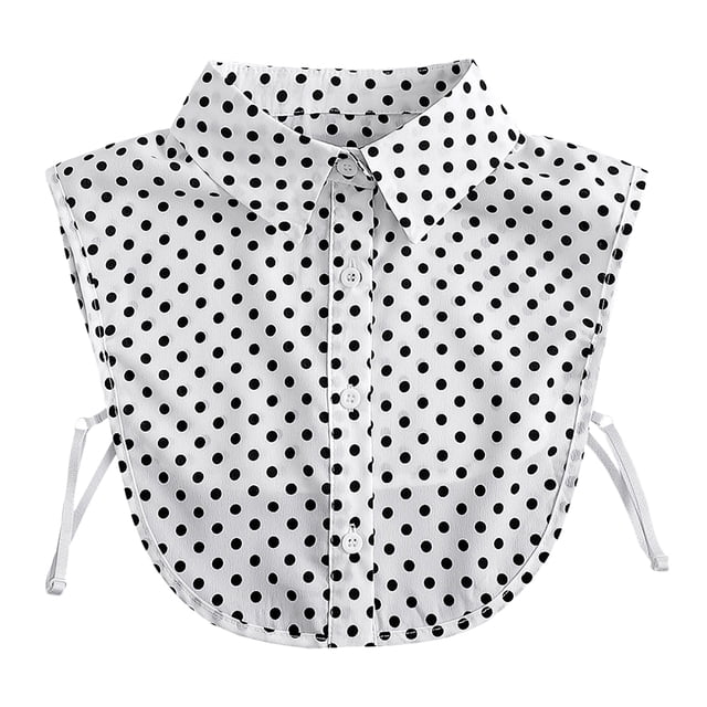Miangastore Blouse Détachable à Col en Fausse Fourrure Tenue Décontractée 1Pcs 100 Polyester