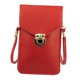 thumbnail image 1 of Cartera con pantalla táctil, bandolera de moda con correa para el hombro, con capacidad para tarjetas de crédito. rojo, 1 of 8