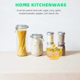thumbnail image 3 of 1 Set of Ceramic Seasoning Jar Condiment Pots with Spoons Sugar Bowls Salt Container Farmhouse Kitchen Decor Yellow Cutlery Tray, 3 of 5