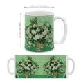 thumbnail image 4 of WIRESTER 11 Oz Ceramic Tea Cup Coffee Mug, Vase With Pink Roses By Vincent Van Gogh, 4 of 7