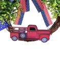 thumbnail image 5 of Inevnen 4th of July Patriotic Wreaths for Front Door, Handcrafted American Flag Wreath for Memorial, 5 of 7