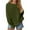 Army Green (New Upgrade), variant on Htigea Womens Crewneck Sweatshirts with Thumb Holes Long Sleeve Solid Casual Loose Fit Shirts Fall Sport Tops WHITE S