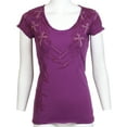 thumbnail image 5 of Archaic by Affliction Women's T-shirt Silent Sprint, 5 of 8